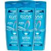 L'OREAL PARIS L'Oréal Paris Elvive Antiforfora Shampoo Delicato Purificante con Actirox ed Equaderm per Tutti i Tipo di Capelli Per Capigliatura Idratata e Fresca - 3 Flaconi da 400ml