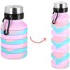 Spokey Borraccia in silicone pieghevole da 500 ml