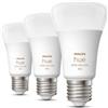 PHILIPS HUE 3 LAMPADINE E27 6.5W HUE WHITE AND COLOR AMBIANCE 929002489603 32838900 [04192]