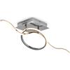 M LEDME Lampadario Led da soffitto Somersault Bianco 45W Dimmerabile con temperatura colore regolabile con telecomando M LEDME