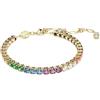 Swarovski Bracciale Swarovski Matrix Tennis M 5685691 Bracelet Donna Cristalli Rainbow Oro