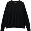 United Colors of Benetton Maglia G/C M/L 1294D108T Maglione, Nero 100, L Donna