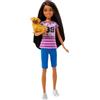 Barbie - Ligaya, bambola amica di Stacie con capelli castani e cuciolo incluso, personaggio dal film Barbie & Stacie to the Rescue, giocattolo per bambini, 3+ anni, HRM06