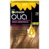 Garnier Olia Tinta Capelli, Colorazione Permanente Senza Ammoniaca, Copre il 100% dei Capelli Bianchi, Con Oli di Fiore di Origine Naturale, Formula Vegana, Biondo