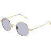 Gucci Occhiali da sole Gucci GG1649S 006 gold violet - Occhiali da sole rotondi oro Gucci 889652490656