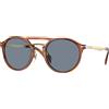 Persol Occhiali da sole Persol PO3264S 96/56 Terra di siena - Occhiali da sole rotondi marrone Persol 8056597394741