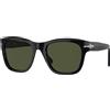 Persol Occhiali da sole Persol PO3313S 95/31 Black - Occhiali da sole squadrati nero Persol 8056597810975