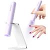 Denabuty Mini Lampada UV LED Unghie, Denabuty Lampada per Unghie Senza Fili 3W, USB Ricaricabile e Portatile, Penna per Asciuga Unghie Salone di Casa, Torcia Elettrica per unghie Gel Sciugatura Rapida Viola