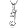 EUDORA Harmony Ball Collana Iniziale Argento Sterling 925 26 Lettere dell'Alfabeto Ciondolo Personalizzato Nome Gioielli Collane Regali per Donne Ragazze Festa della Mamma, Catena 45 cm