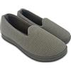 ofoot Pantofole da donna confortevoli in memory foam con retro chiuso, scarpe antiscivolo da esterno per interni verde