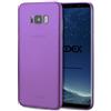 doupi UltraSlim Custodia per Samsung Galaxy S8, Satinato fine Piuma Facile Mat Semi Trasparente Cover, Purple