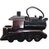 Set Olio, Aceto, Salsiera Forma Locomotiva in Ceramica Made in Italy Vintage