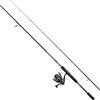 Abu Garcia Fast Attack Pro 210 20-70g Pike Cast Combo, Combo da Spinning per la Pesca ai Predatori, Nero