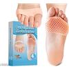 Surus Equipment 4 Cuscinetti Metatarsali Professionali in Gel per Avampiede, Sollievo Immediato da Dolori e Vesciche, Prevenire Infiammazione, Ergonomici, Inodori e Riutilizzabili, Taglia Uomo Donna