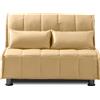 EvergreenWeb Poltrona letto Matrimoniale | EVENING Beige 140x190 cm