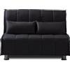 EvergreenWeb Poltrona letto Matrimoniale | EVENING Nero 140x190 cm