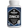 Vitamaze - amazing life Vitamaze® Compresse di zinco, 15 mg al giorno, 180 compresse vegane per 12 mesi, Migliore biodisponibilità, Integratore alimentare puro naturale senza additivi inutili, Qualità tedesca
