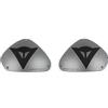 Dainese - Dets Aluminum Shoulder Plates, Protezioni Spalle Moto in Alluminio, Protezioni di Ricambio per Tuta Moto, Unisex, Alluminio/Nero, N
