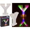 Out of the blue Lettera luminosa al neon, Y, altezza: 16 cm, per 2 micro batterie (AAA), in confezione regalo