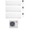 MITSUBISHI Condizionatore trialsplit inverter 9000 +9000+12000 BTU WI-FI PLUS codice prod: MSZ-AY25(2)35VGKP MXZ-3F68VF4