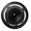 Olympus BCL-0980 Body Cap Lens Obiettivo 9 Mm 1:8.0, Fisheye, Ultrasottile, Micro Quattro Terzi, per Fotocamere OM-D e PEN, Nero