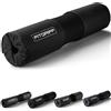 Fitgriff® Cuscino Bilanciere Hip Thrust con Chiusura a Strappo, Cuscinetto Barra per Squat, Hip Trust, Barbell Pad Palestra, Protezione Collo & Spalle (Black (Without Cover))