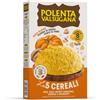Valsugana, Polenta ai 5 Cereali Rapida, Confezione da 350g, con Mais, Riso, Grano Saraceno, Quinoa e Amaranto, Consistenza Croccante e Fragrante, Senza Glutine
