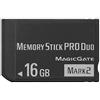 zhongsir Scheda di memoria Memeory Stick Pro Duo (Mark2) ad alta velocità da 16 GB, compatibile con Sony PSP1000, 2000, 3000