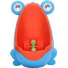 Generic Vasino per bambini in piedi per imparare a usare l'orinatoio con rana e girandola rotante per WC, asilo e casa, colore: blu