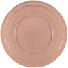 Le Coq Porcelaine LE COQ Skalistos Piatto Segnaposto rosa con decoro in rilievo 33 cm - Confezione 4 pezzi
