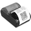 Excelvan Stampante termica per ricevute wireless Bluetooth portatile da 58 mm per Android, iOS, Windows, Linux (nero)