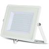 LEDLUX Faro Led Esterno IP65, Proiettore Led Flood Slim, Colore Bianco (3000K, 100W 291X240X30mm 8000LM)