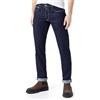 Replay Jeans Dritti Grover da Uomo con elasticità, Blu (Blu scuro 007), 30 W / 32 L