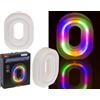 Out of the blue Lettera luminosa al neon O, altezza: 16 cm, per 2 micro batterie AAA, in confezione regalo