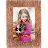 Lawrence Frames Cornice portafoto in metallo rame 10 x 15 cm, design martellato
