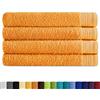 Eiffel Textile qualità Spugna 600 g Lavabo 50x100 cm Giallo Zafferano