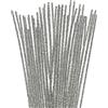 INNSPIRO Spazzola ciniglia metallica argento 6 mm. x 30 cm. 25 pz.