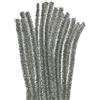 INNSPIRO Spazzola ciniglia metallica argento 10 mm x 30 cm. 10 pz.