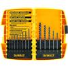 DeWalt DW1163 13 pezzi nero ossido split Point punta elicoidale per trapano assortite