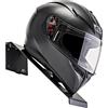 BESTUNT Gancio per casco Fissaggio per ripiano portapacchi ripiano porta moto | Mount on Wall | Nero