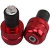 Heart Horse 2x 22mm (7/8) Moto Contrappesi per manubrio, CNC Alluminio manubrio moto tappi Anti Vibration Contrappesi Bilancieri Tappi Manubrio per Moto Scooter Bici Stree Bike Pit Bike (Rosso)