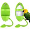 Boisbresil 2PCS Accessori per Gabbie per Uccelli Mangiatoie per Pappagalli Mangiatoia per Uccelli Contenitore mMngiatoia per Uccelli Giocattolo da Appendere Mangiatoia per Uccelli Colonna