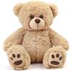 LotFancy Orsetto Peluche Circa 43cm Peluche Orso Colore Marrone Chiaro per Bambini Orso San Valentino, Ringraziamento, Natale