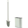 Generic Scopino Bagno wc Silicone, Scopino wc Silicone Morbido Con Supporti, Adesivo Attacco A Muro, Spazzolone Resistente e Duraturo, Spazzolone Bagno Flessibile Per Pulizia a 360 Gradi
