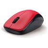 Genius BlueEye - Mouse ottico wireless 1200 dpi, colore: Rosso