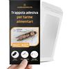 Panteer Trappola per tarme alimentari - Set risparmio da 10 pezzi - Strisce adesive - Per il monitoraggio - Trappola per tarme degli alimenti - Rimedio contro le tarme - Carta anti-tarme - Anti-tarme