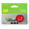 GP 6+4 Super Alkaline 1,5 V AAA Micro LR03 GPSUP24A997C10 Marca