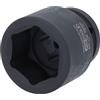 KS Tools 515.1336 Bussola Esagonale per Avvitatori ad Impulsi, Corta, 36 mm, 3/4