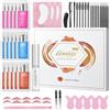 Lomansa Kit Laminazione Ciglia, Laminazione Ciglia Kit Completo, Lash Lift Kit, 10 Applicazione Ciglia e Laminazione Sopracciglia, Durano Fino a 6 Settimane