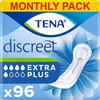 SCA HYGIENE PRODUCTS Tena Discreet Extra Plus Assorbenti per perdite urinarie 6 confezioni x 16 pezzi